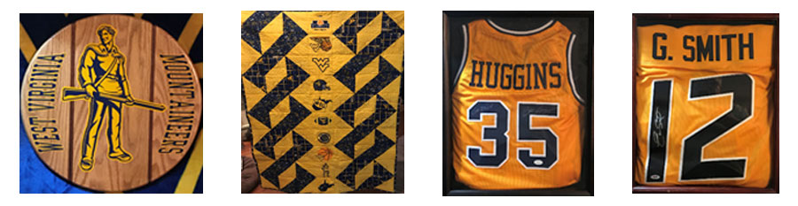 2019 End of Year Raffle Items for the West Virginia Alumni of Central Florida